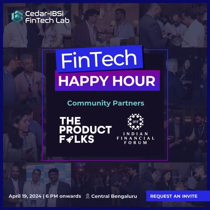 Exclusive FinTech Networking at Cedar-IBSi FinTech Happy Hour in Bengaluru