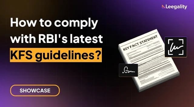 How to Comply with RBI KFS Guidelines